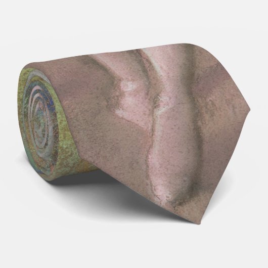 Groene dansers van Edgar Degas, balletkunst Stropdas (Opgerold)