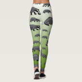 Groene Das Broek Leggings (Achterkant)