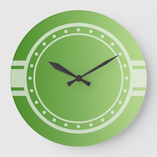 Groene de gradiënten van de KLEUR SLECHTS - ring & Grote Klok (Voorkant)