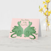 groene de schepselentweelingen van de draken kaart (Gele Bloem)