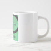 Groene Decennium 80ste Verjaardag Grote Koffiekop (Rechts)