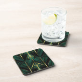 Groene Deco Bier Onderzetter (Rechterzijde)