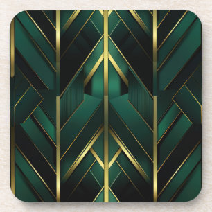 Groene Deco Bier Onderzetter
