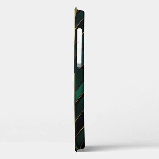 Groene Deco Case-Mate iPhone Case (Achterkant / Links)
