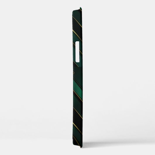 Groene Deco Case-Mate iPhone Case (Achterkant / Rechts)