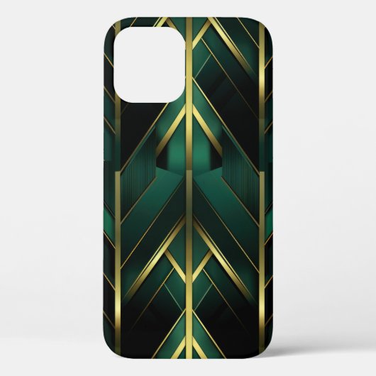 Groene Deco Case-Mate iPhone Case (Achterkant)