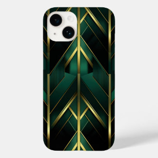 Groene Deco Case-Mate iPhone 14 Hoesje