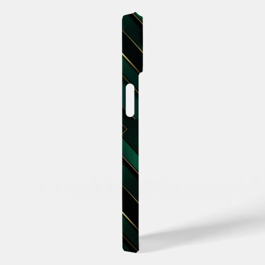 Groene Deco Case-Mate iPhone Case (Achterkant / Rechts)
