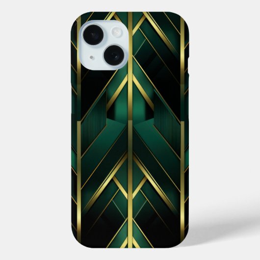 Groene Deco Case-Mate iPhone Case (Achterkant)