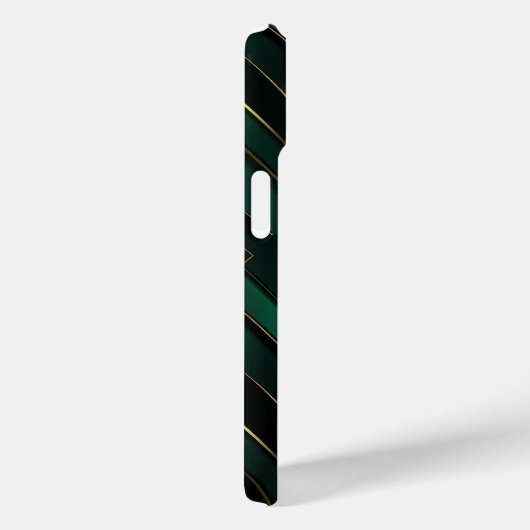 Groene Deco Case-Mate iPhone Case (Achterkant / Rechts)