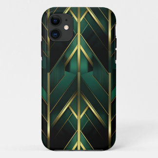 Groene Deco Case-Mate iPhone Case