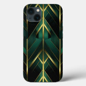 Groene Deco Case-Mate iPhone Case (Achterkant)