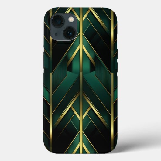Groene Deco Case-Mate iPhone Case (Achterkant)