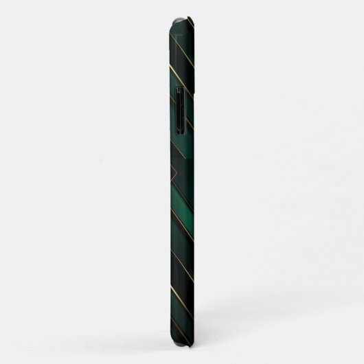 Groene Deco Case-Mate iPhone Case (Achterkant/rechts)