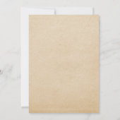 Groene Deco Chic Save the Date Uitnodiging (Achterkant)