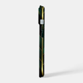 Groene Deco iPhone 15 Case (Linkerkant)