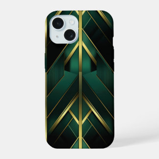 Groene Deco iPhone 15 Case