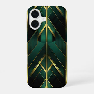 Groene Deco iPhone 16 Hoesje