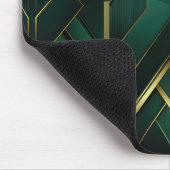 Groene Deco Muismat (Hoek)