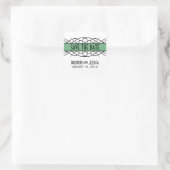 Groene Deco Vlaadt sparen de Stickers van de Datum (Tas)