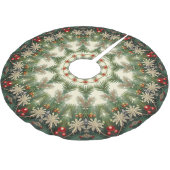 Groene decoratieve boomkleed kerstboom rok (Gekanteld)