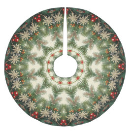 Groene decoratieve boomkleed kerstboom rok