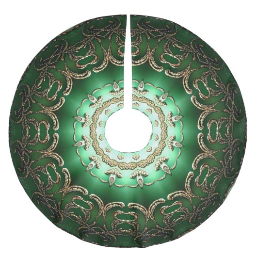 Groene decoratieve boomkleed kerstboom rok (Voorkant)