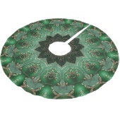 Groene decoratieve boomkleed kerstboom rok (Gekanteld)