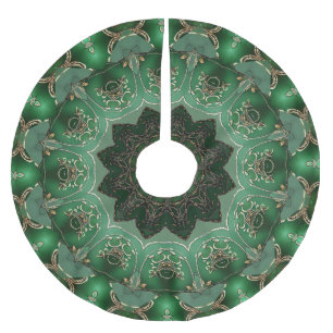 Groene decoratieve boomkleed kerstboom rok
