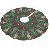 Groene decoratieve boomkleed kerstboom rok (Gekanteld)