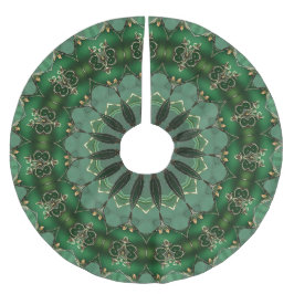 Groene decoratieve boomrok kerstboom rok