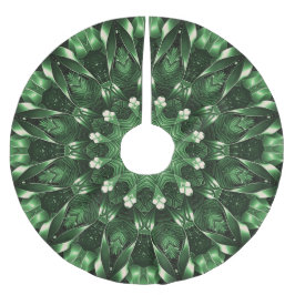 Groene decoratieve kerstboomzoom kerstboom rok