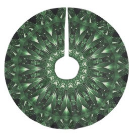 Groene decoratieve kerstboomzoom kerstboom rok