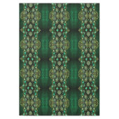 Groene Decoratieve Ornamenten Vakantie Tafelkleed (Voorkant)