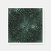 Groene decoratieve servetten (Voorkant)