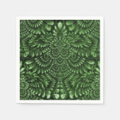 Groene decoratieve servetten (Voorkant)