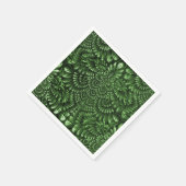 Groene decoratieve servetten (Hoek)