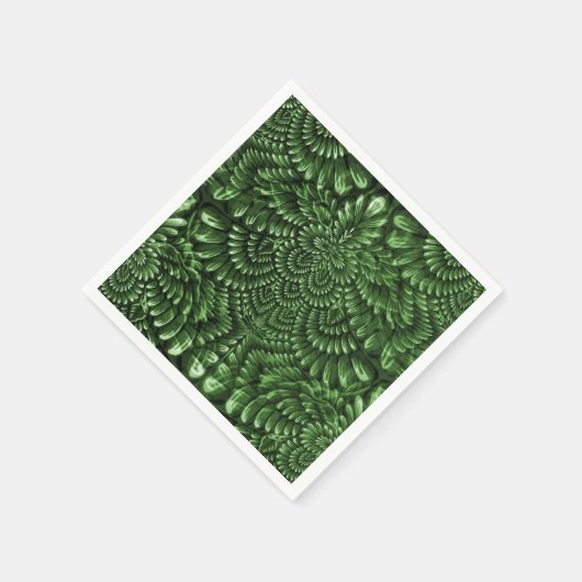 Groene decoratieve servetten (Hoek)