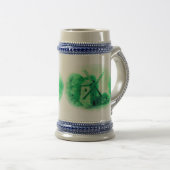 Groene Delft Windmolen, groene Delft paard en Bierpul (Voorkant rechts)