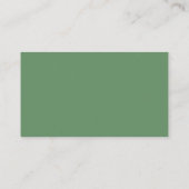 Groene Delight Eucalyptus Bruiloft Gift Registry Informatiekaartje (Achterkant)