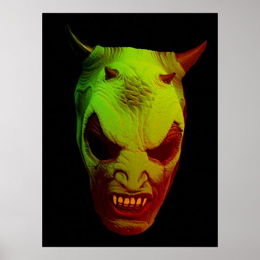 Groene demon poster (Voorkant)