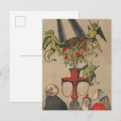 Groene demonen verwijderen Hoesje uit boeket van R Briefkaart (Voorkant / Achterkant)