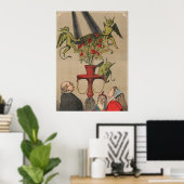 Groene demonen verwijderen Hoesje uit boeket van R Poster (Thuiskantoor)