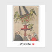 Groene demonen verwijderen Hoesje uit boeket van R Sticker (Vel)