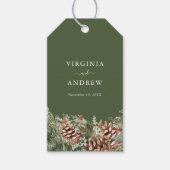 Groene Den Cadeaulabel (Voorkant)