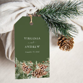 Groene Den Cadeaulabel