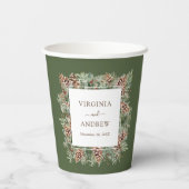 Groene Den Papieren Bekers (Achterkant)
