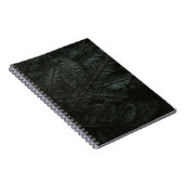 Groene denboombladeren notitieboek (Rechterzijde)