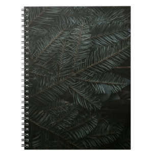 Groene denboombladeren notitieboek