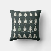 groene-denboomkussen kussen (Achterkant)